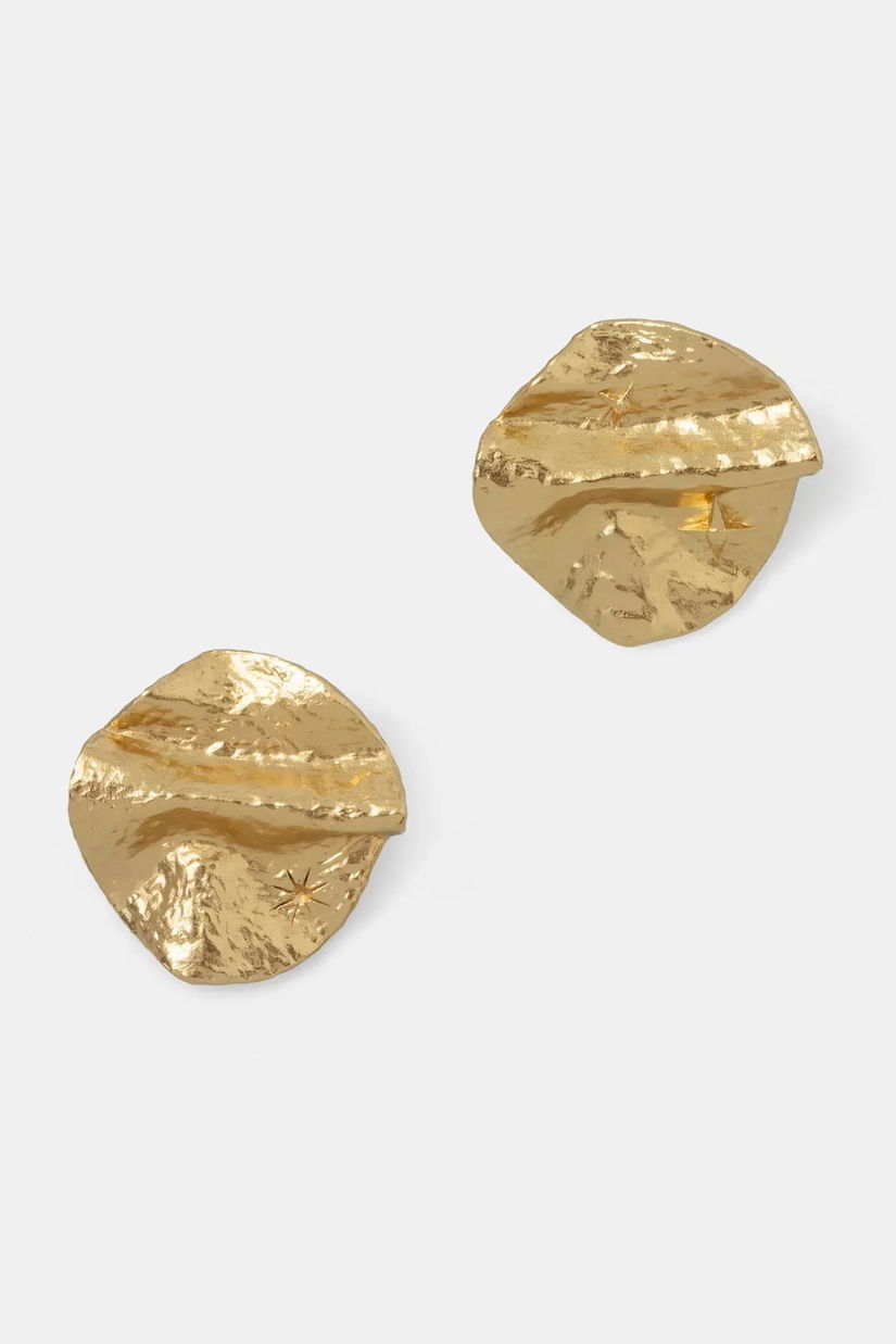 Sessun cercei placați cu aur