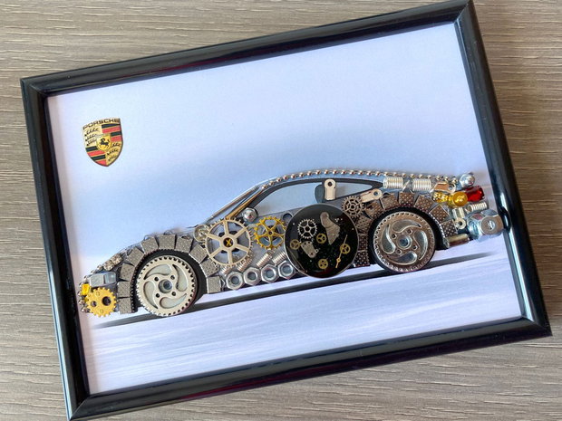 Model Porsche Cod M 711・Tablou masini・Cadouri barbati・Masini de epoca・Cadouri pentru iubit/iubită