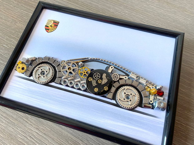Model Porsche Cod M 711・Tablou masini・Cadouri barbati・Masini de epoca・Cadouri pentru iubit/iubită