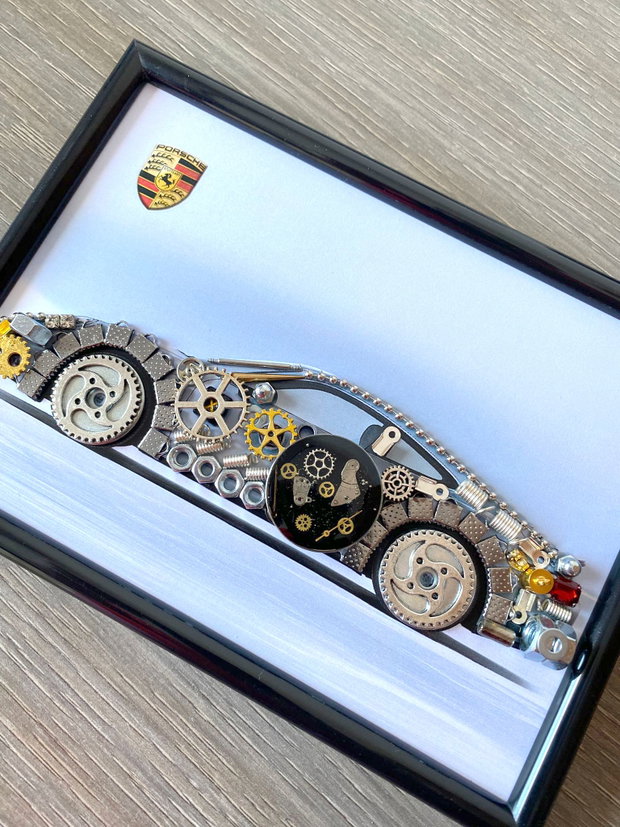 Model Porsche Cod M 711・Tablou masini・Cadouri barbati・Masini de epoca・Cadouri pentru iubit/iubită