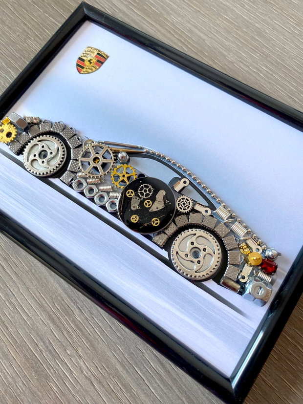 Model Porsche Cod M 711・Tablou masini・Cadouri barbati・Masini de epoca・Cadouri pentru iubit/iubită
