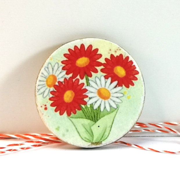Martisoare cu flori - gerbera