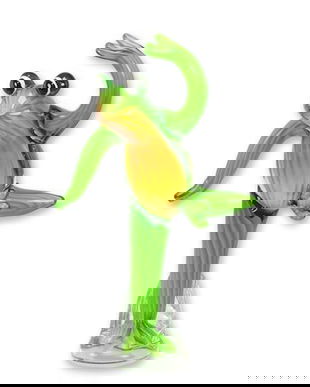 Broasca-figurina din sticla Murano