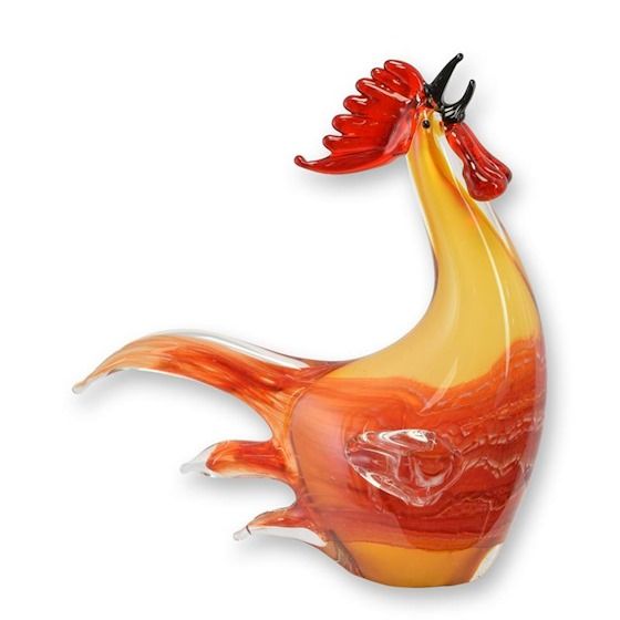 Cocosel-figurina din sticla Murano