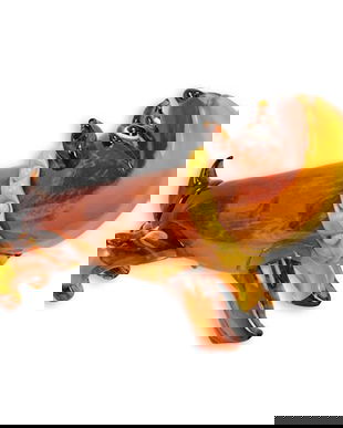 Buldog englez-figurina din sticla Murano