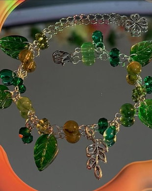 "Cottagecore" handmade bracelet