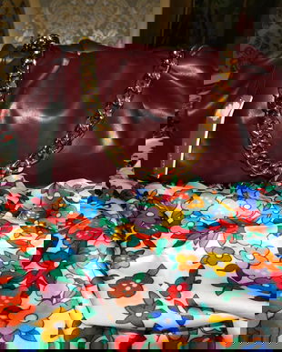 Geanta noua eleganta ,  esarfa noua asortata