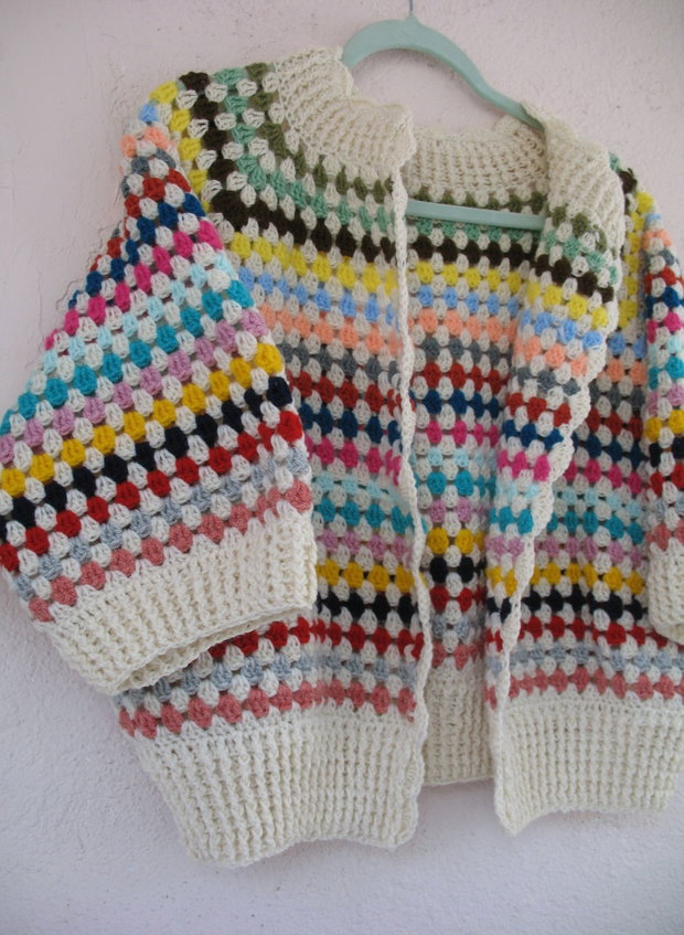 Cardigan crosetat