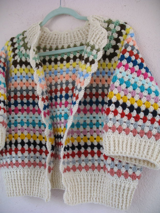 Cardigan crosetat