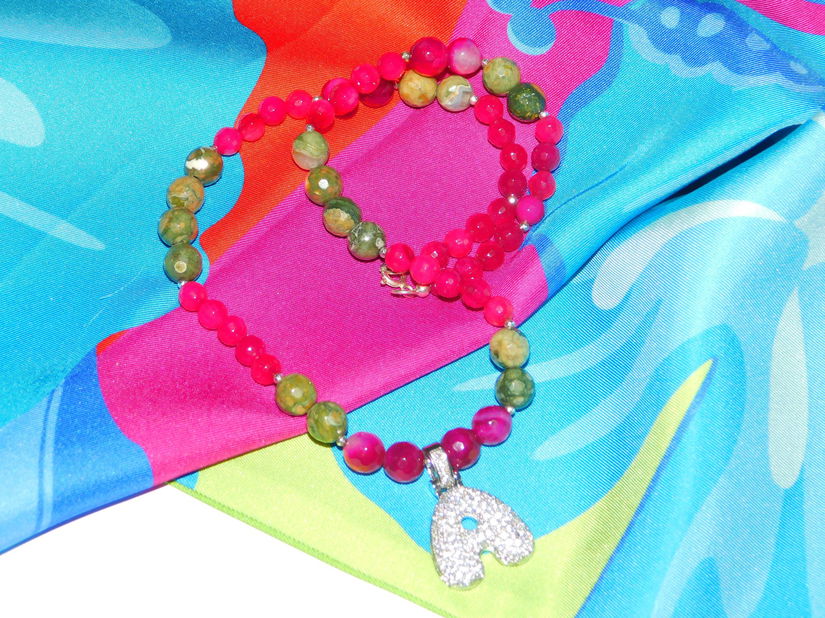 Esarfe de lux - Sieger - Italia, 2  fete ,  nouam,  colier  cuart si zirconii, nou, cadou