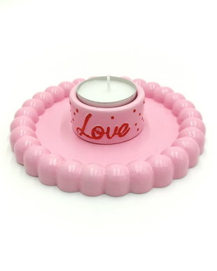 Set decorativ rotund roz