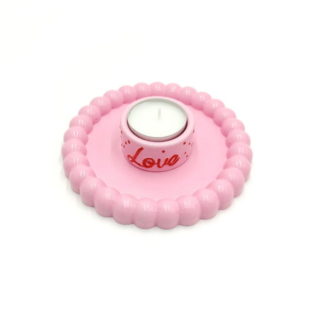 Set decorativ rotund roz