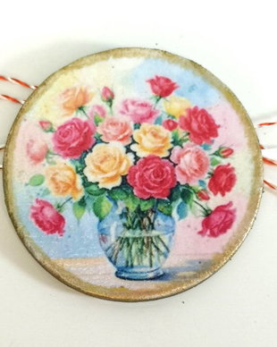 Martisor cu flori - trandafiri
