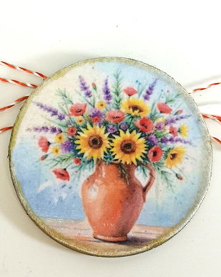 Martisor cu flori de camp
