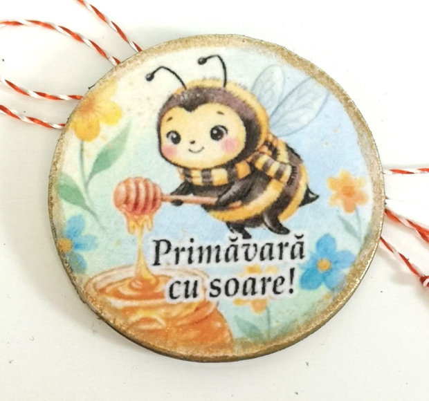 Martisor cu albinuta