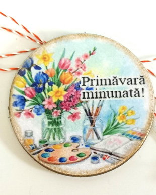 Martisor personalizat profesoara desen