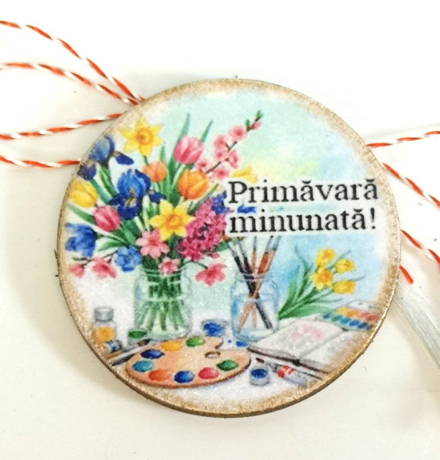 Martisor personalizat profesoara desen