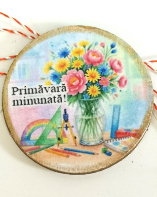 Martisor personalizat profesoara matematica