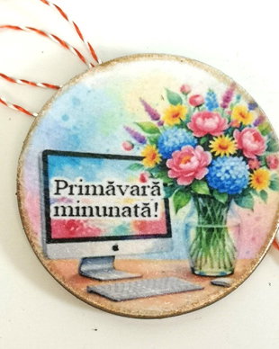 Martisor perosnalizat profesoara informatica