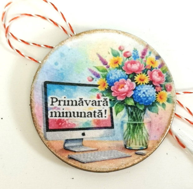 Martisor perosnalizat profesoara informatica