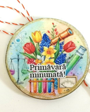 Martisor personalizat profesoara chimie, fizica
