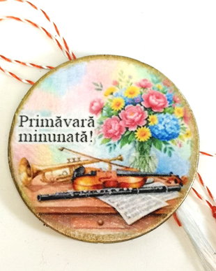 Martisor personalizat profesoara muzica