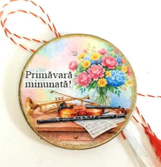 Martisor personalizat profesoara muzica
