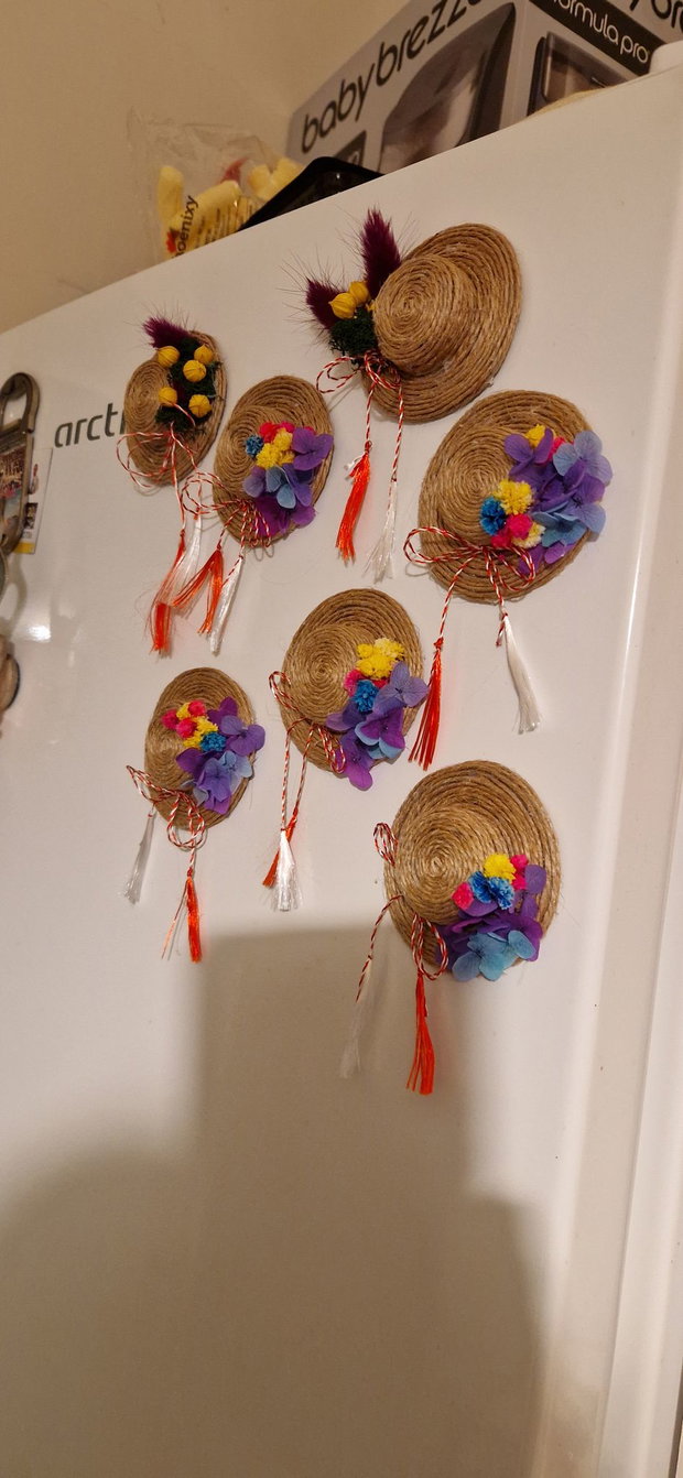 Martisor palariute cu flori criogenate