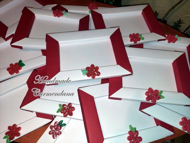 Rame cu floare quilling