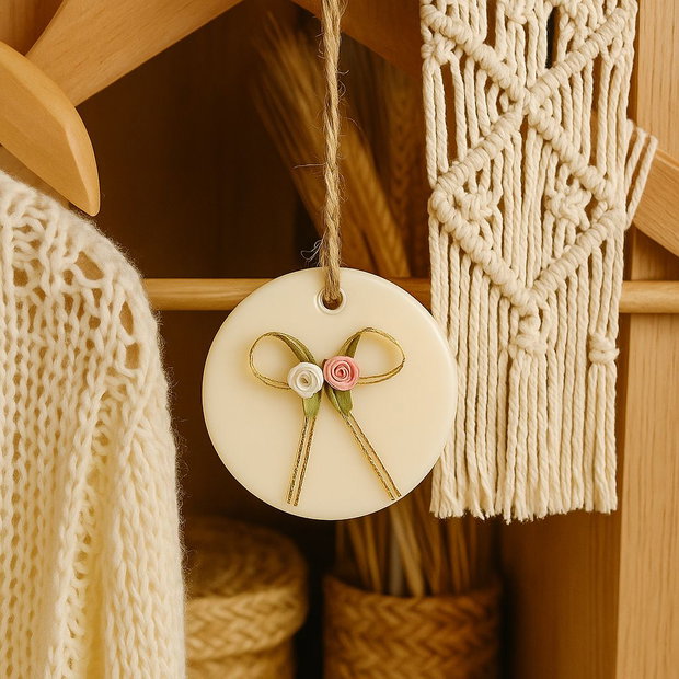 Set 20 marturii handmade din ceara de soia Fleur de Bohème, parfumate, decor boho chic