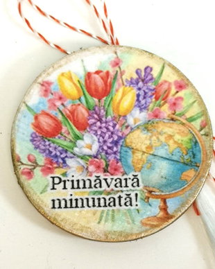 Martisor personalizat profesoara geografie