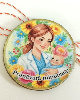 martisoare personalizate asistenta medicala, moasa