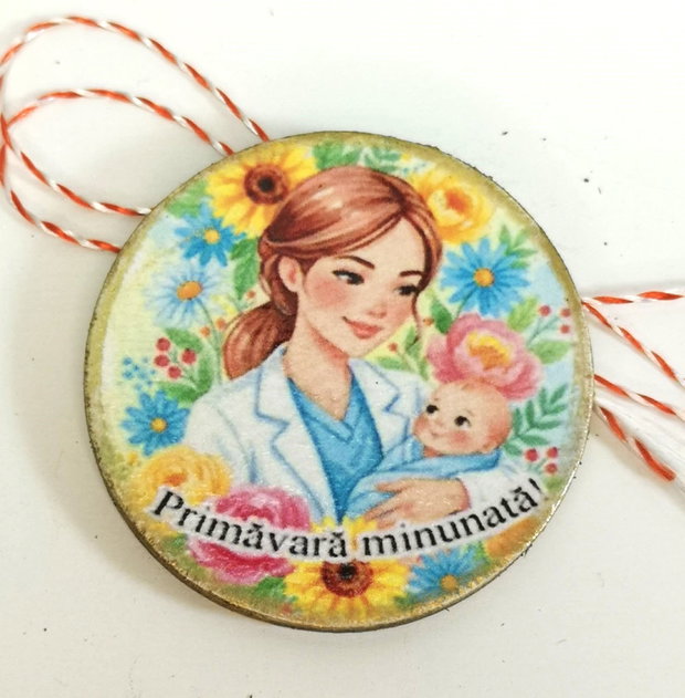 martisoare personalizate asistenta medicala, moasa