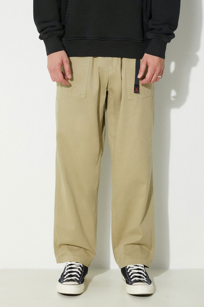 Gramicci pantaloni de bumbac Loose Tapered Ridge Pant