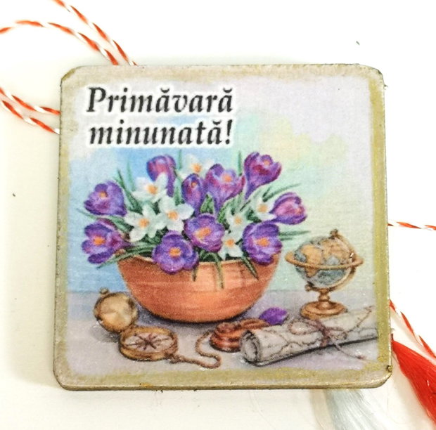 Martisor personalizat materii scolare: profesoara geografie