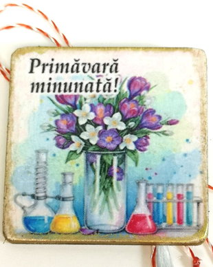 Martisor personalizat profesoara chimie