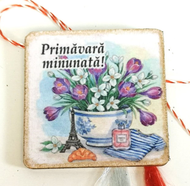 Martisor personalizat profesoara limba franceza