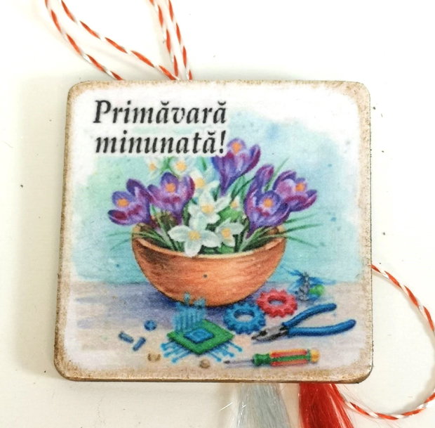 Martisor personalizat profesoara educatie tehnologica