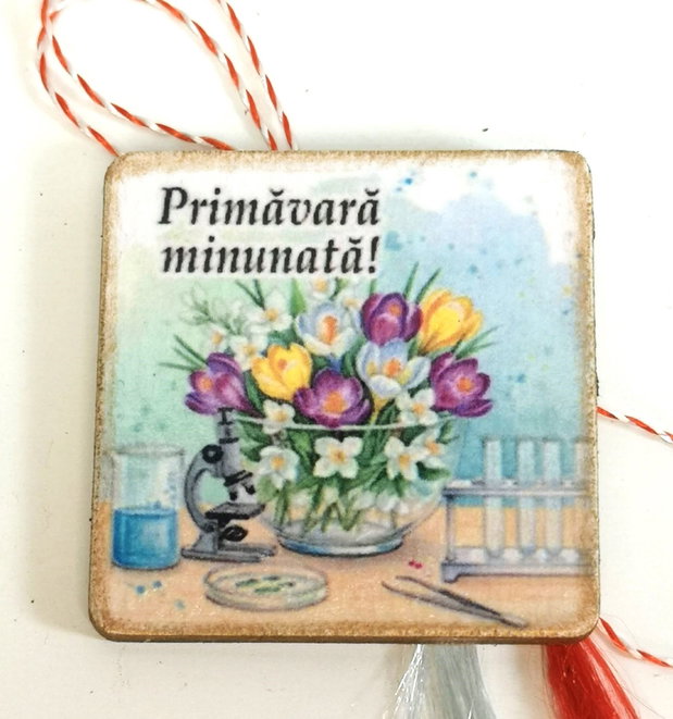 Martisor personalizat profesoara biologie, stiintele naturii