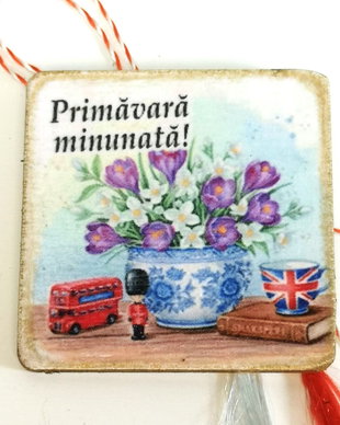 Martisor personalizat profesoara limba engleza
