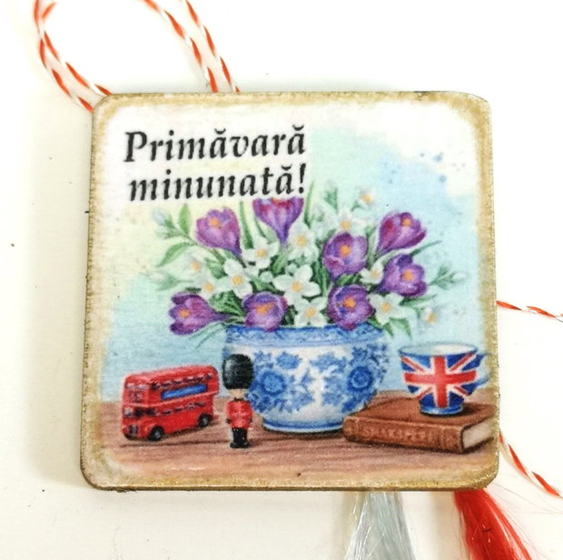 Martisor personalizat profesoara limba engleza