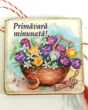 Martisor personalizat profesoara educatie muzicala, muzica