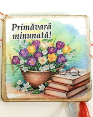 Martisor personalizat profesoara limba romana, diriginta, directoare