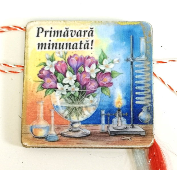 Martisor personalizat profesoara fizica