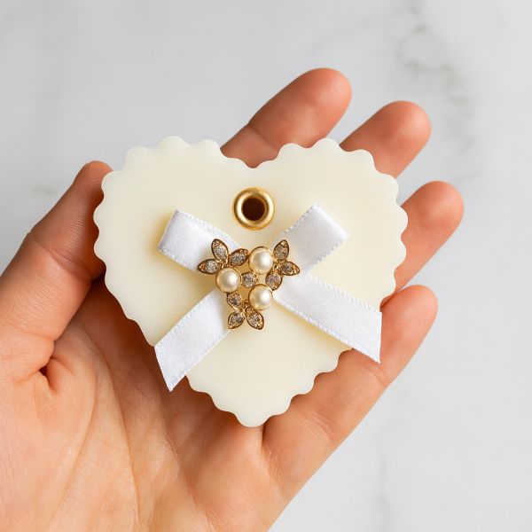 Set 20 marturii parfumate handmade din ceara de soia Essenza dAmour, nunta si botez