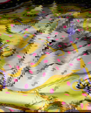 CODELLO, esarfa noua  lux, matase  naturala, inel nou pietre semipretioase , cadou