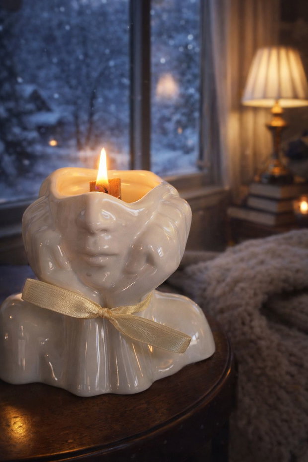Lumanare parfumata Lumina DOrsay, handmade din ceara de soia, fitil din bambus