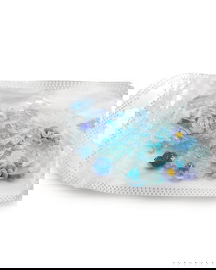 Figurine 3D volumetrice pentru manichiură, set de 50 bucăți D14