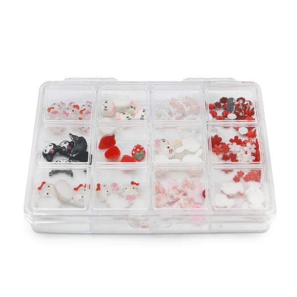 Figurine 3D volumetrice pentru manichiură, set D4