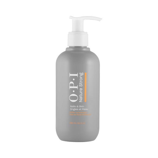 Solutie de inmuiere a pielii uscate pentru pedichiura, OPI Nature Strong Soften Up Pedi Soak, 250 ml